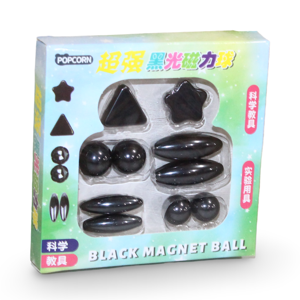 Black Magnetic Ball Set – 10 Pcs