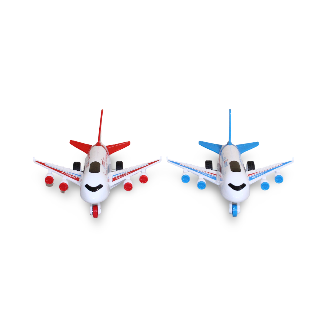 Plastic Airplane Toy (Light & Sound)