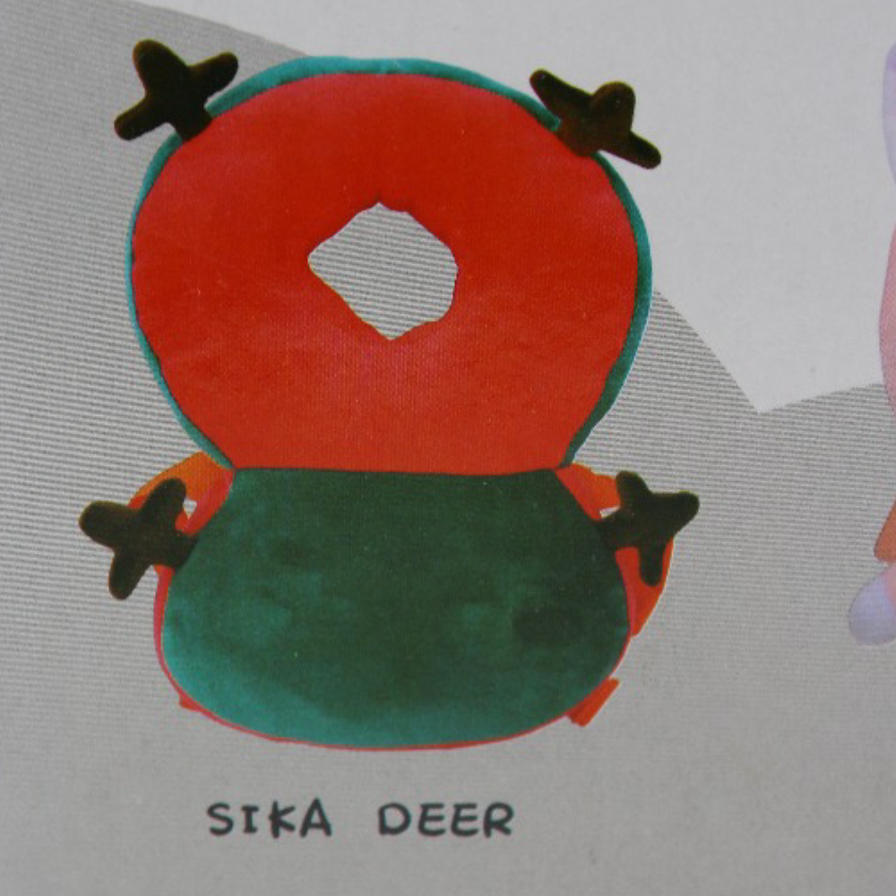 Baby Head Cushion - Sika Deer