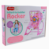 Baby Rocker with Toys and Music - Pink
