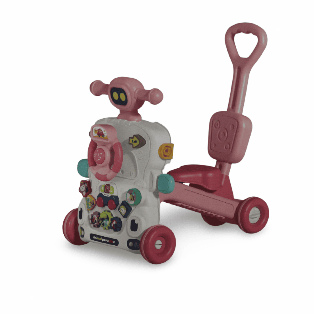 Activity Walker Ride-on and Scooter – Pink - Baby Essentials - OKO