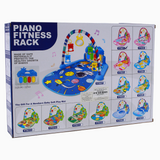 Piano Fitness Rack - Pink with Animals Design