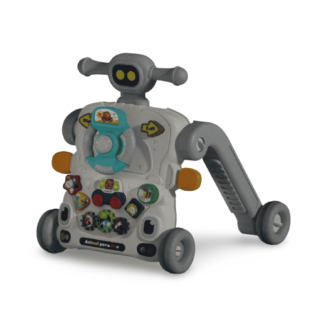 6-in-1 Multi-functional Activity Walker – Gray