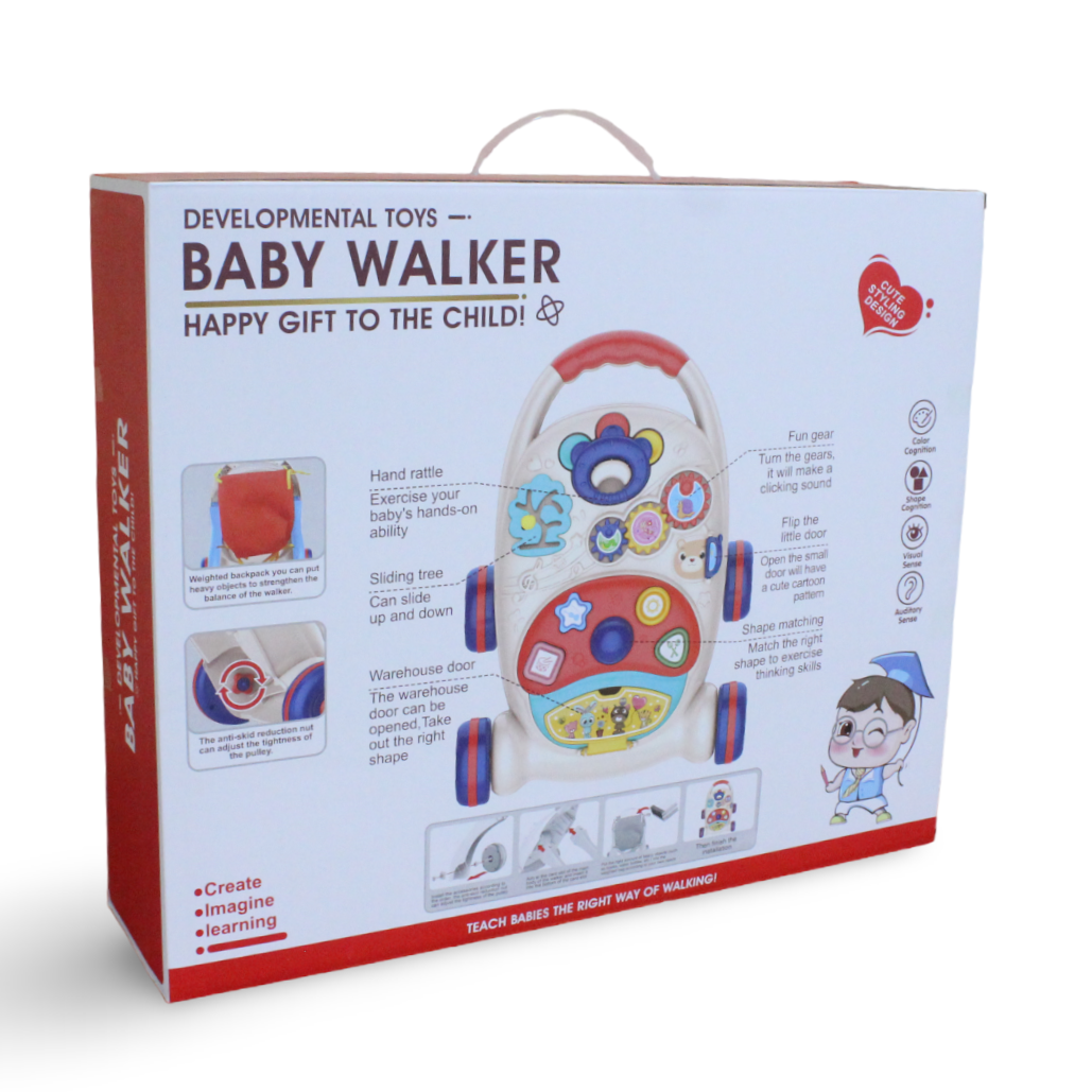 Baby walker (Light & Music) – Pink
