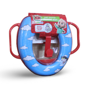 CoComelon Soft Potty Training Seat – Red & Baby Blue