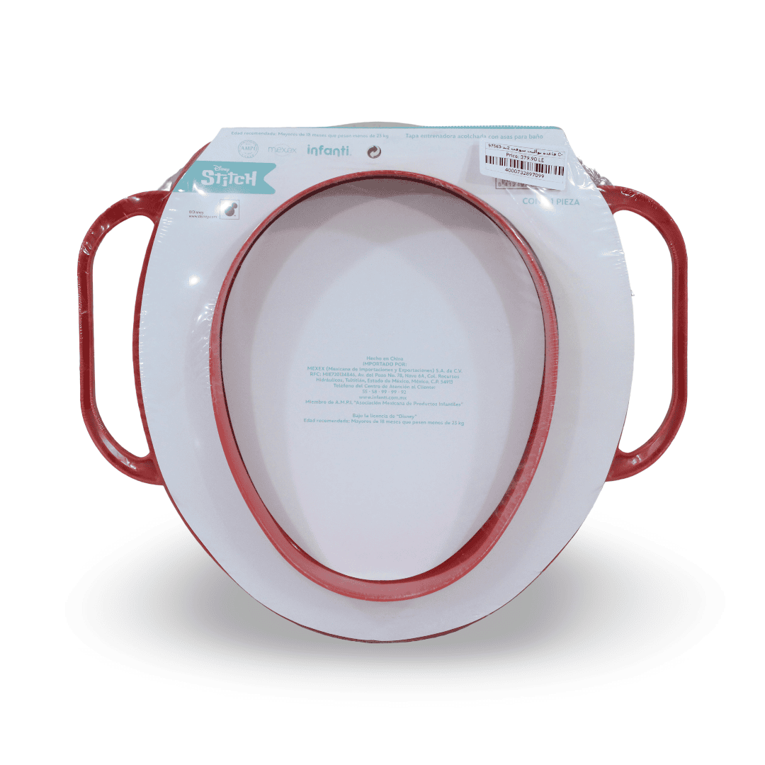 Soft Toilet Seat – Red with Cars Print