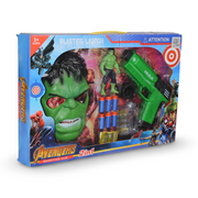 Avengers Hulk Soft Bullet Blaster Toy Set