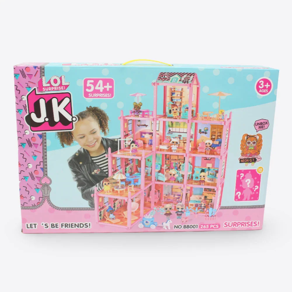 Buy LOL Surprise J.K. Doll House 265 Pcs by OKO from Ourkids