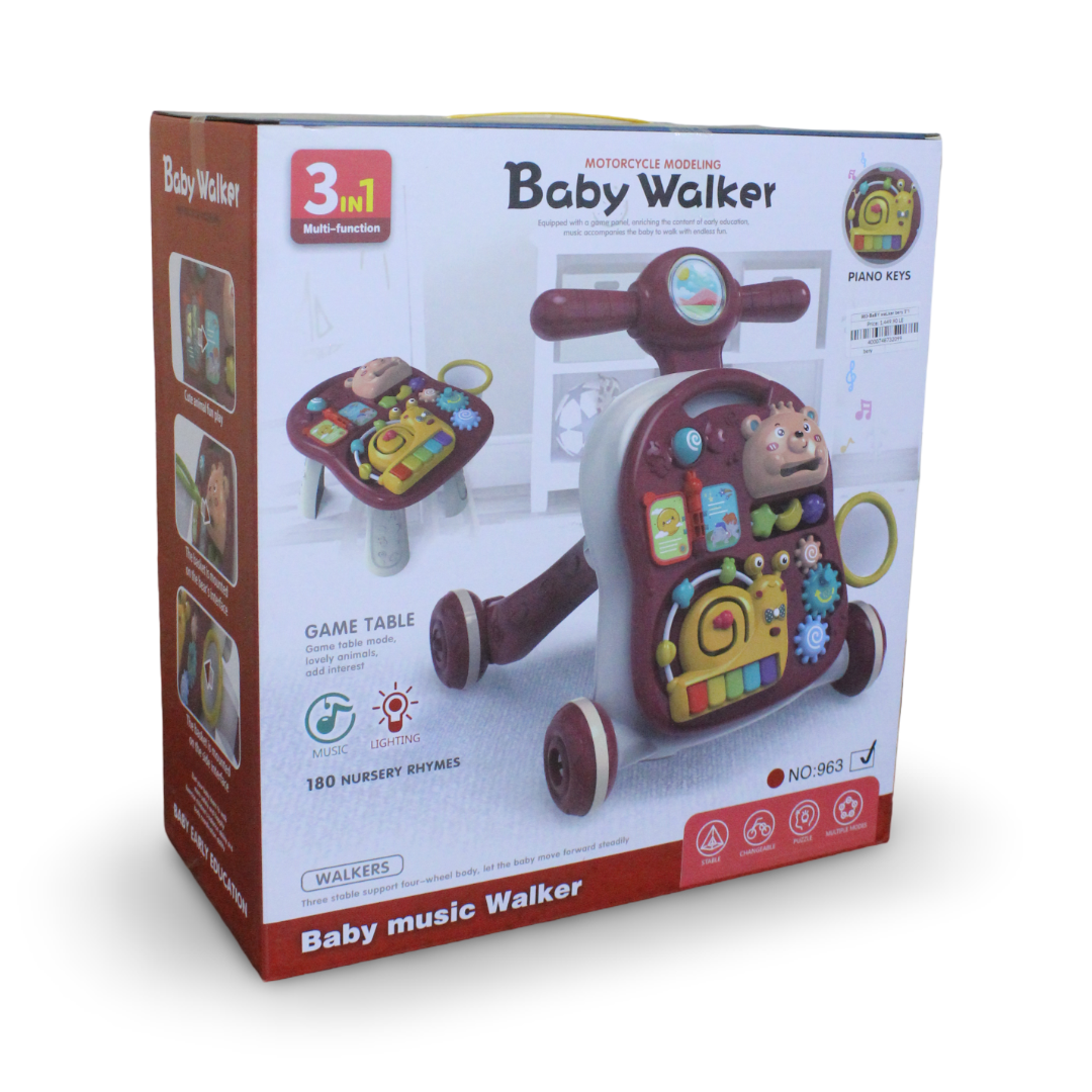 3-in-1 Baby Music Walker – Bery