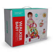 Toddler Early Learning Walking Music & Light Piano Keyboard Baby Walker – Blue