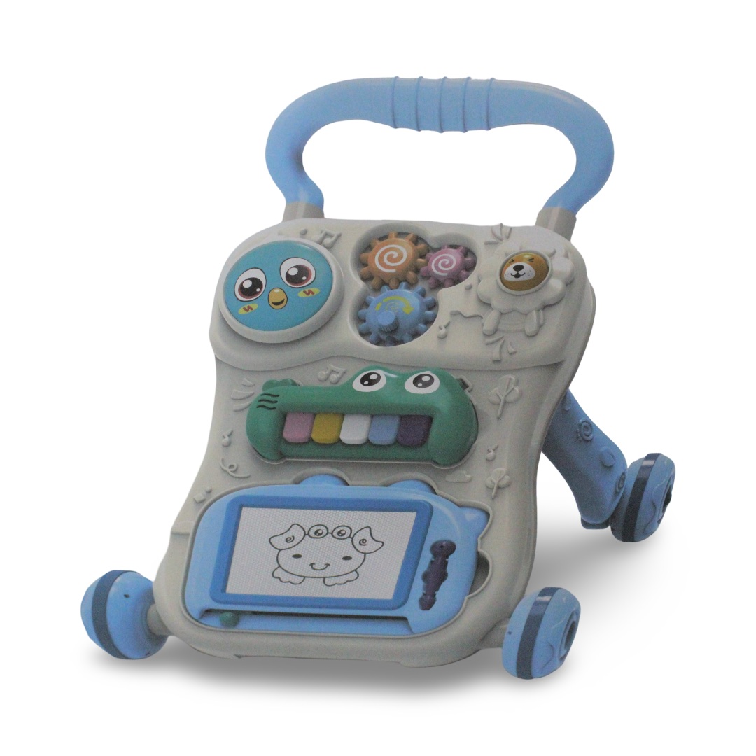 3-in-1 Educational Baby Walker and Activity Center