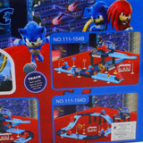 Sonic The Hedgehogs Racing Track and Playset with Gas Station - Multicolor