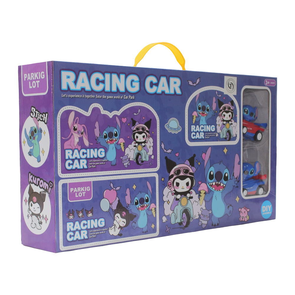 Kuromi Racing Car Parking Lot Play Set
