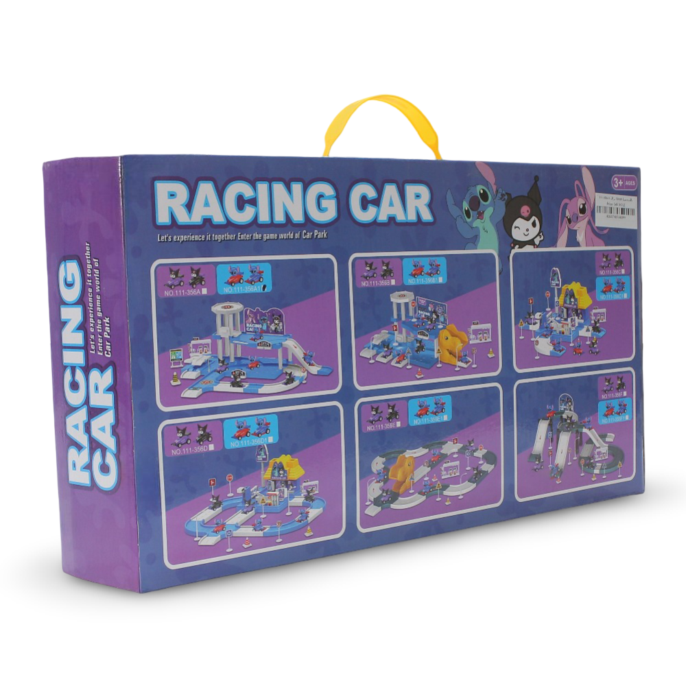 Kuromi Racing Car Parking Lot Play Set