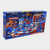 Sonic The Hedgehogs Racing Track and Playset with Gas Station - Multicolor