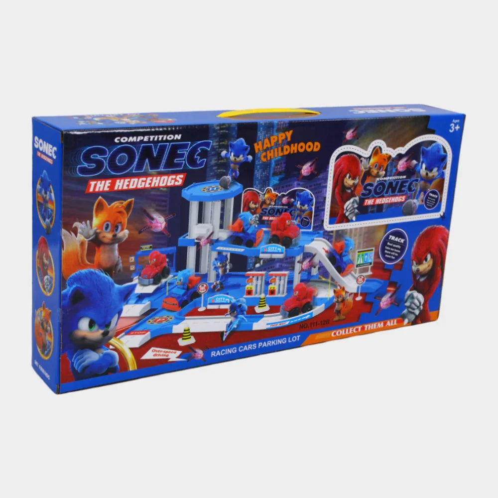 Sonic The Hedgehog Racing Cars Parking Lot - Multicolor