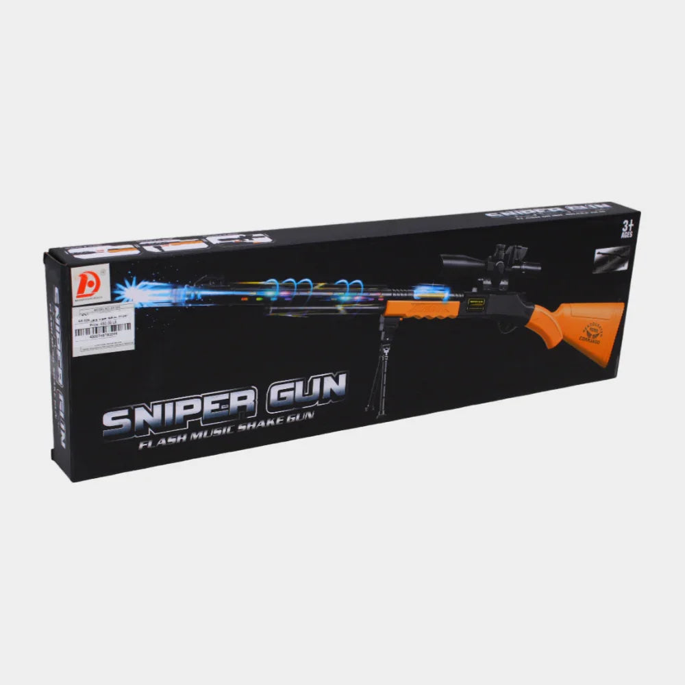 Sniper Rifle with Stand, Scope & Light - Toys - OKO