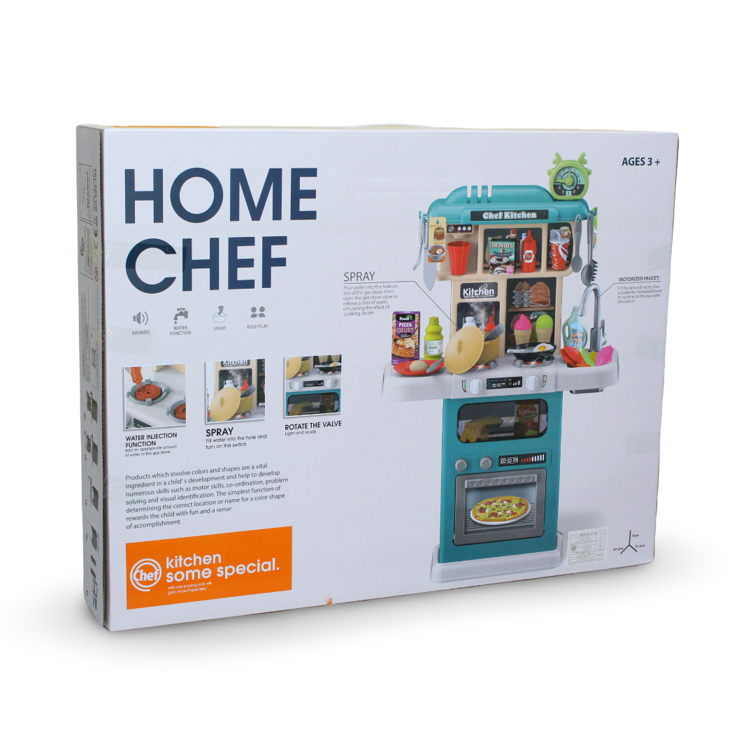 Kids Home Chef Kitchen Playset – 63 Pcs