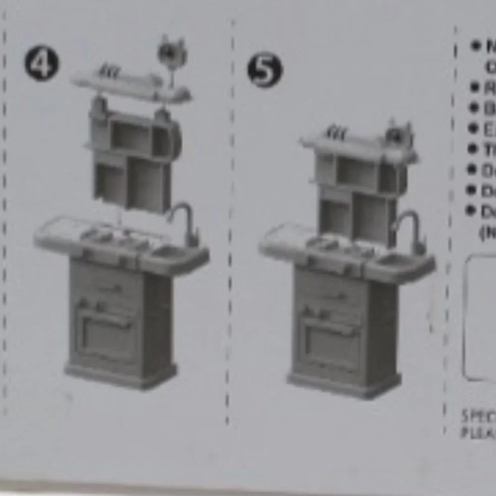 Kitchen with Sound and Light Tools 63 Pc