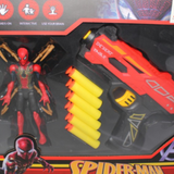 Avengers Endgame Ultimate Hero Spiderman Soft Bullet Gun & Action Figure