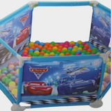 Cars-Themed Play Gym with 50 Balls – Interactive Fun for Babies