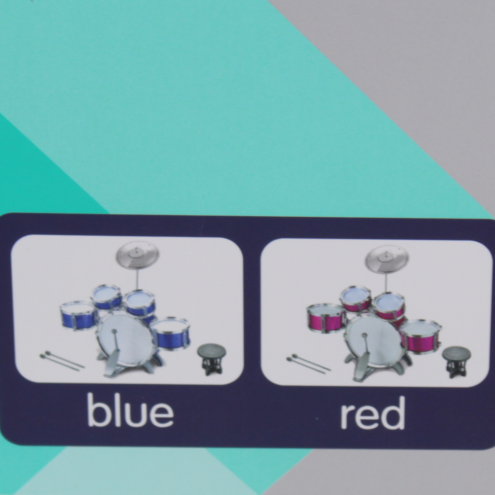 5-Piece Jazz Drum Set – Blue