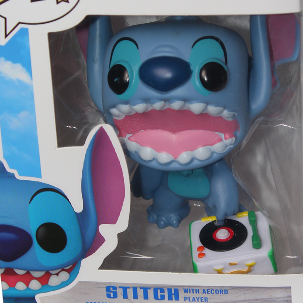 Funko Pop Stitch with Record Player