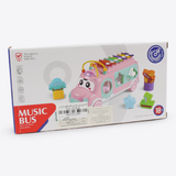 Baby Musical Hand Knock Xylophone Bus