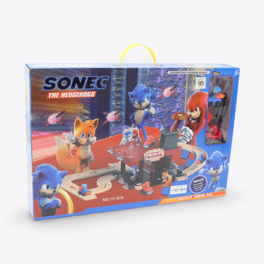 Sonic Racing Car Parking Lot Game Set