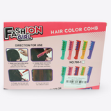 Hair Color Comb Beauty Set For Girls - 5 Colors