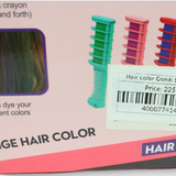 Hair Color Comb Beauty Set For Girls - 5 Colors