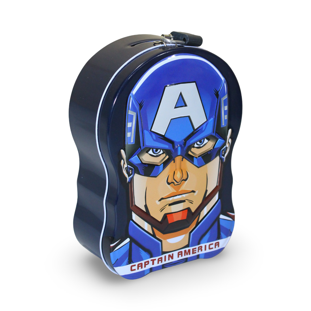 Captain America Metal Piggy Bank - Toys - OKO