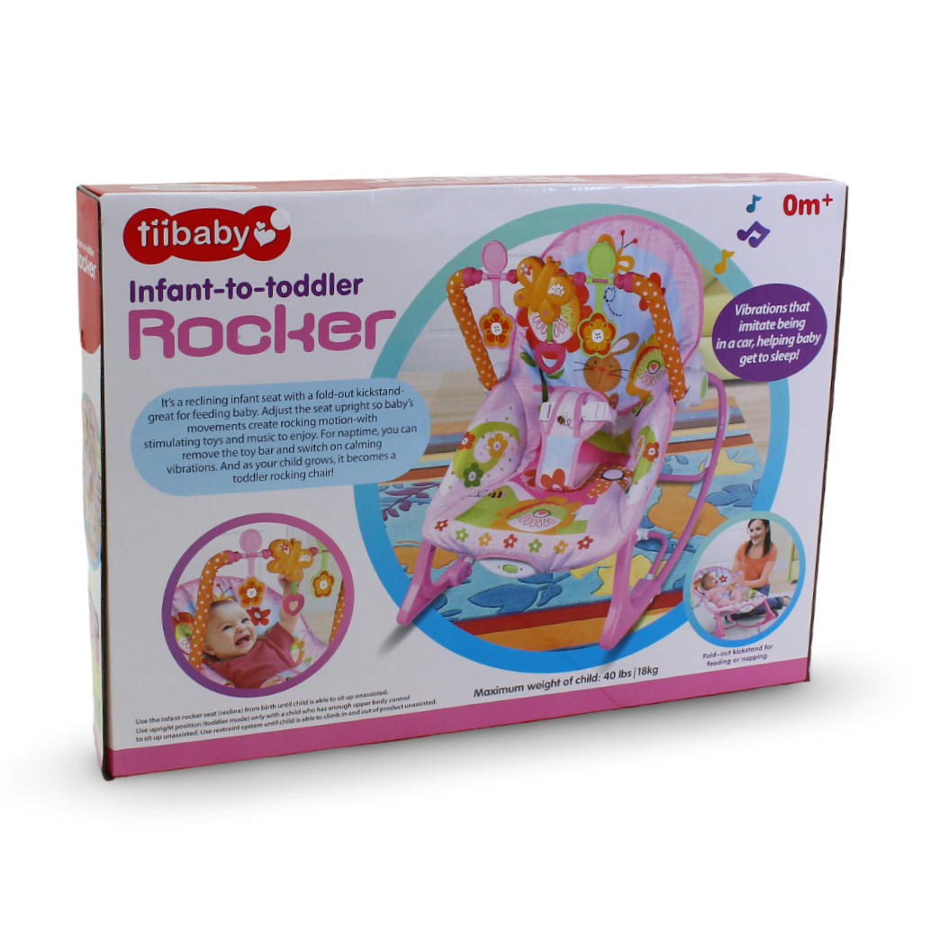 Tiibaby infant-to-toddler Rocker – Pink