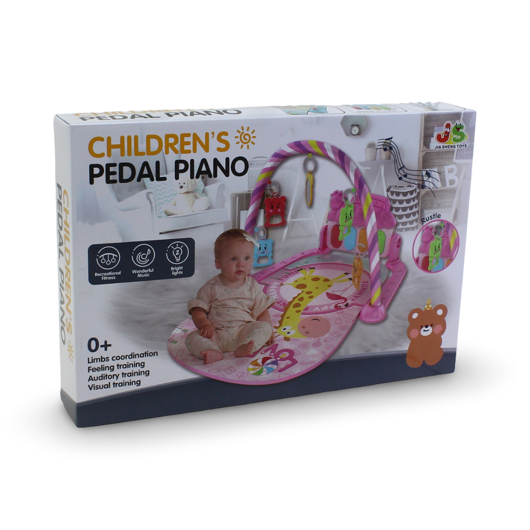 Children's Pedal Piano Play Mat – Pink