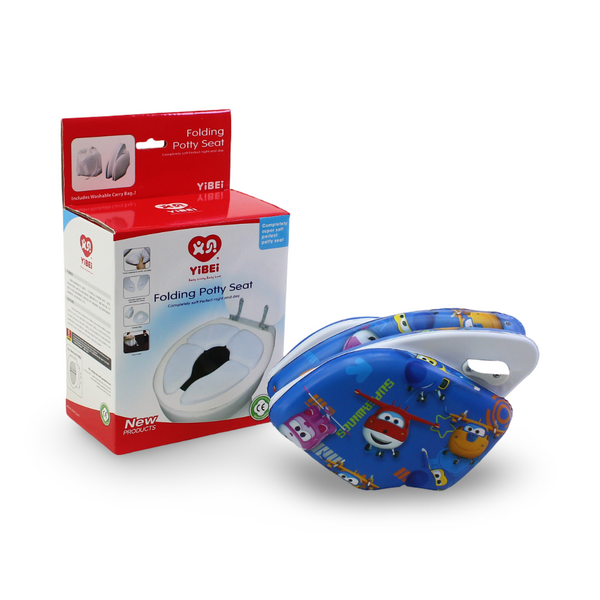 Yibei Folding Potty Seat – Air Plane Print