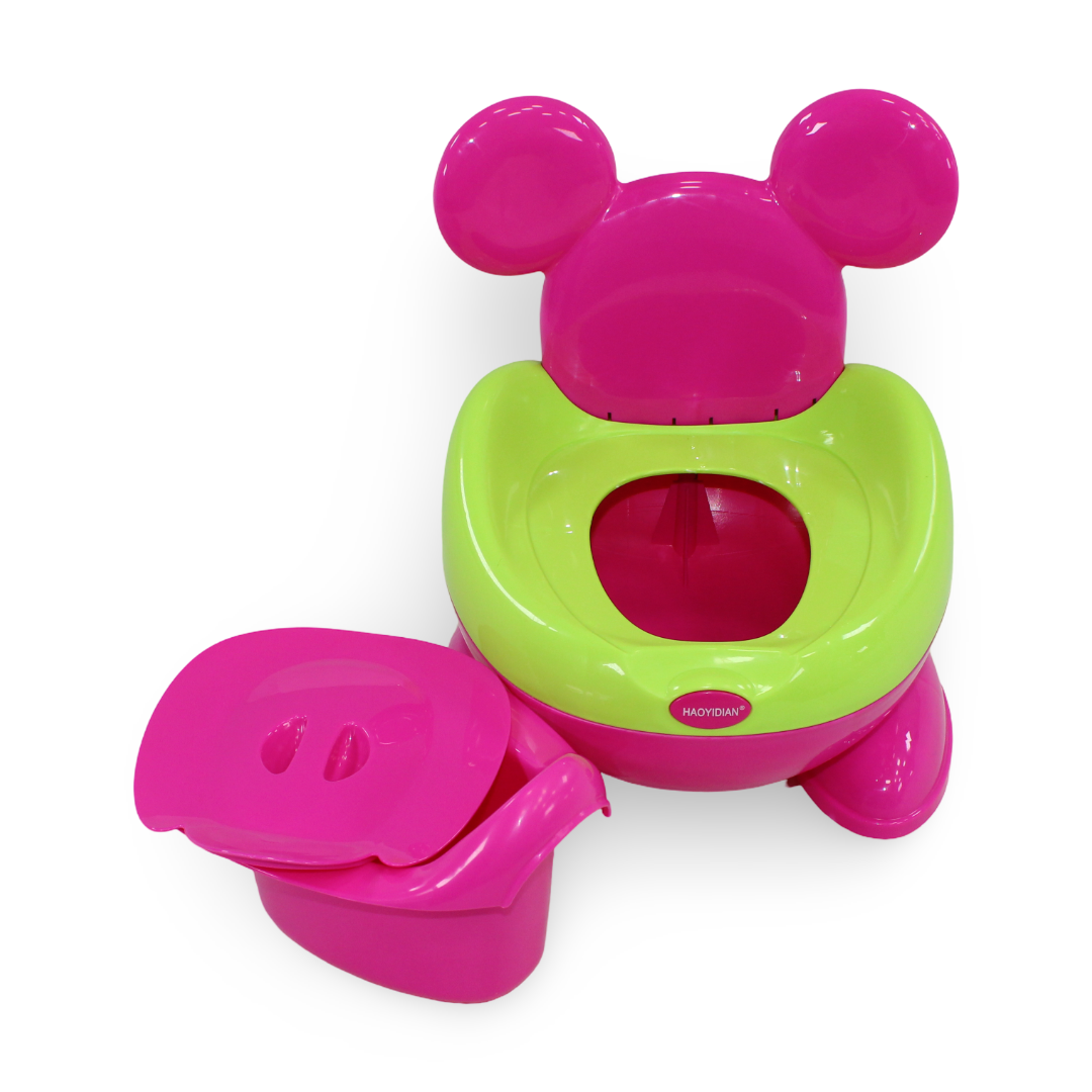 Baby Training Toilet Potty – Fuchsia & Green