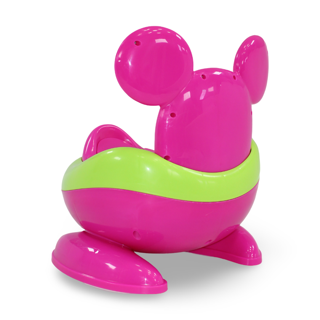 Baby Training Toilet Potty – Fuchsia & Green