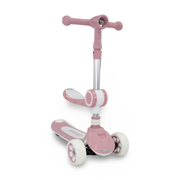 3-Wheel Scooter with Seat – Dusty Pink & White