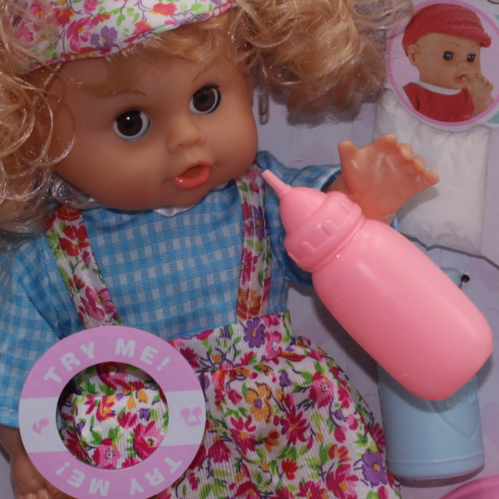 Baby Born Doll with Accessories – Blue