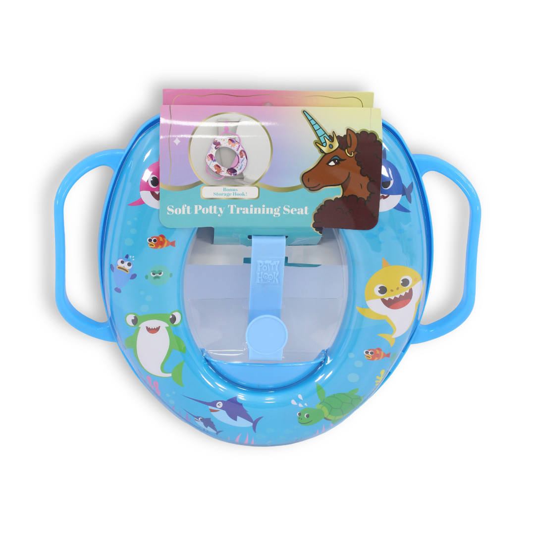 Baby Shark Soft Potty Training Seat with Handle