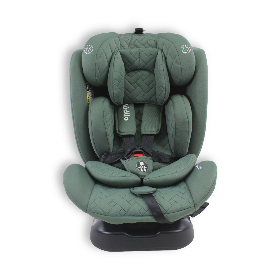 Kidilo i-Size 360° Rotation ISOFIX Child Car Seat – Green