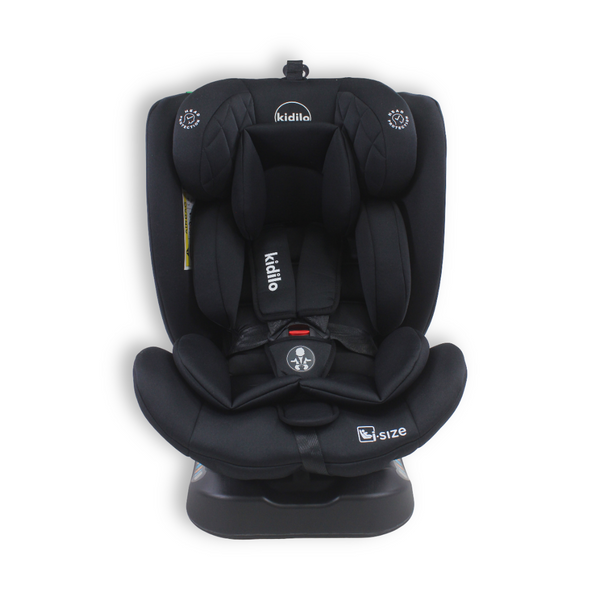 Kidilo i-Size 360° Rotation ISOFIX Child Car Seat – Black