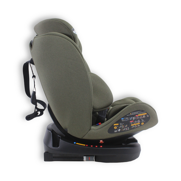 Kidilo 360° Rotation ISOFIX Child Car Seat – Grey