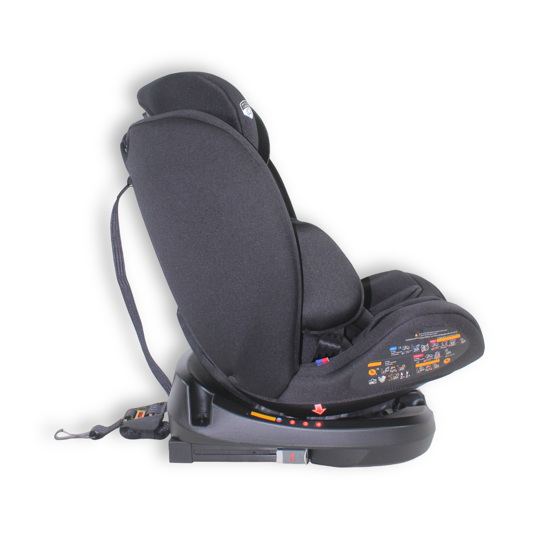 Kidilo 360° Rotation ISOFIX Child Car Seat – Black