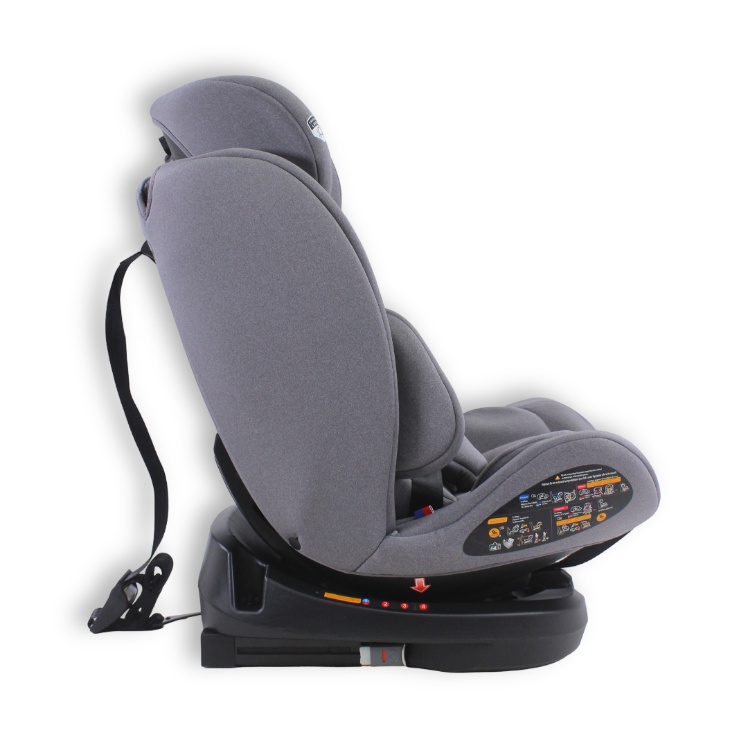 Kidilo 360° Rotation ISOFIX Child Car Seat – Dark Grey