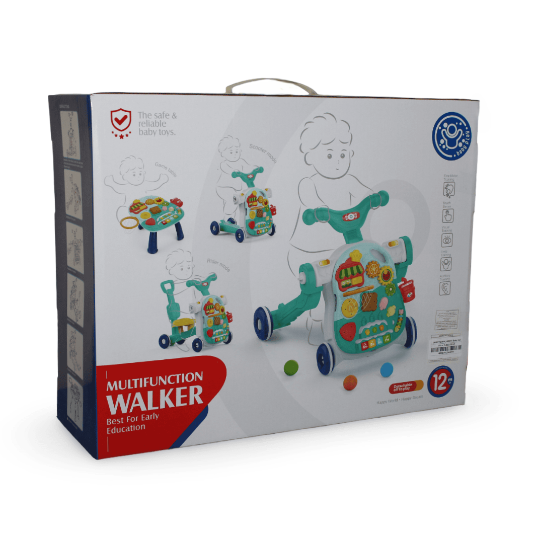 Huanger 4-in-1 Baby Multifunction Walker – Green