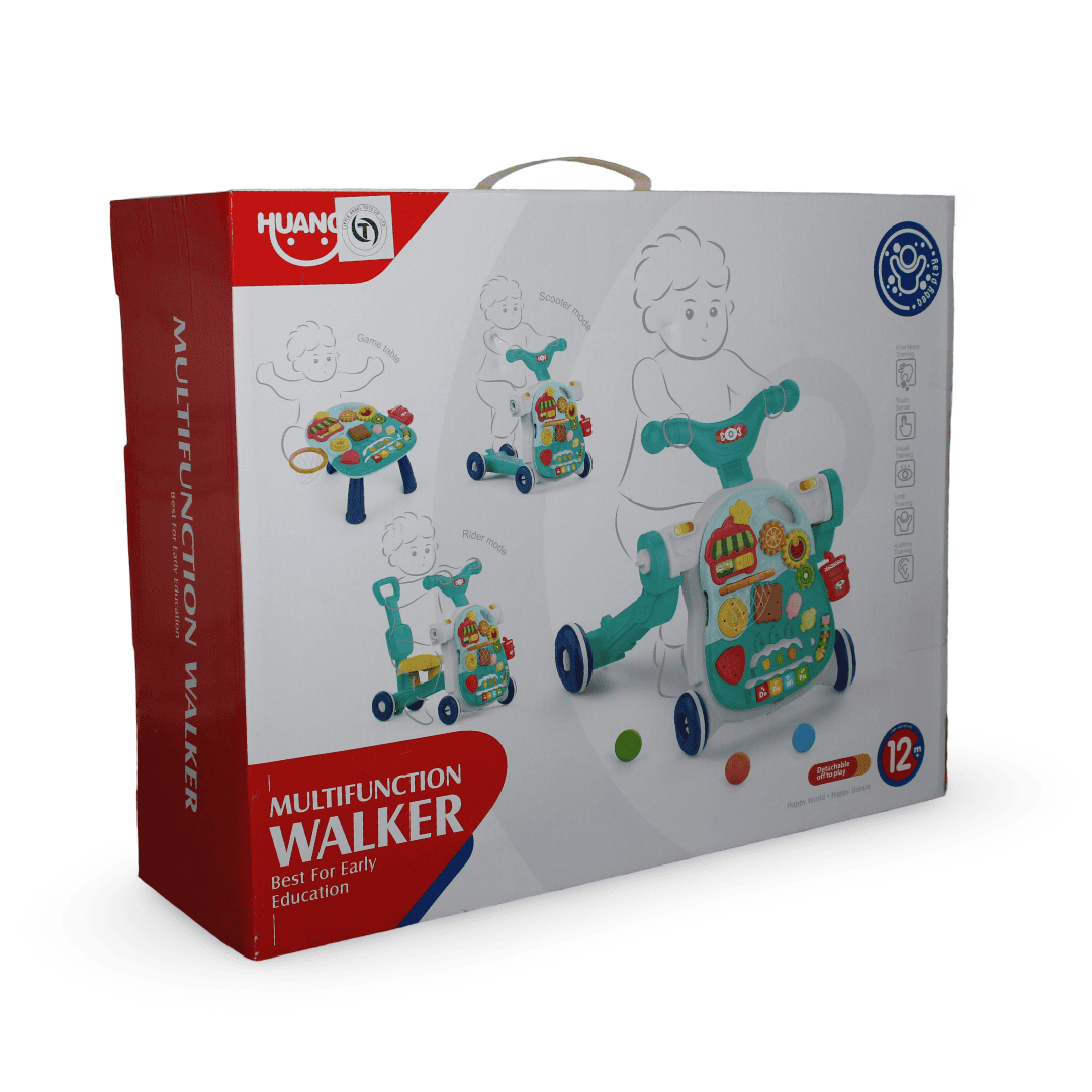 Huanger 4-in-1 Baby Multifunction Walker – Green
