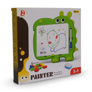 Hippo Magnetic Drawing Board 2 in 1 - Green