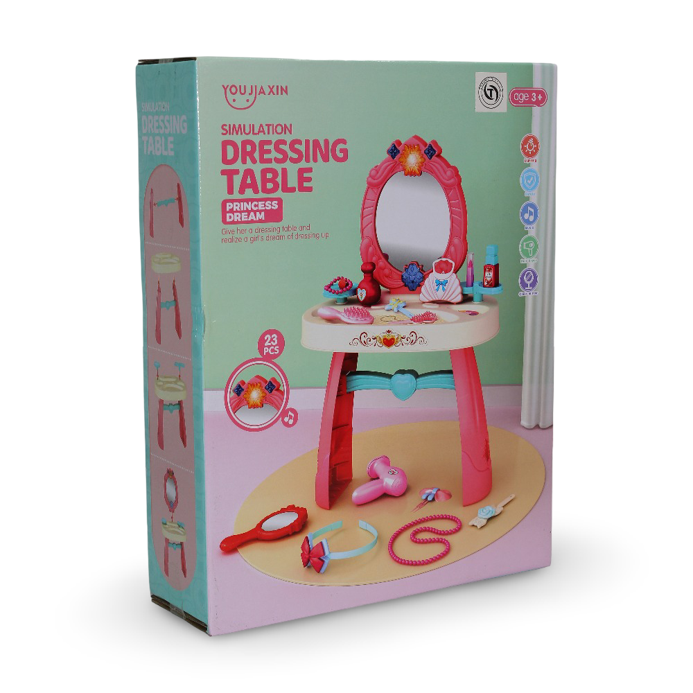 Princess Dream Simulation Dressing Table (Light & Sound) - 23 Pcs