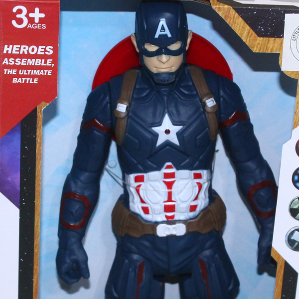 Marvel Avengers Captain America Action Figure (Light & Sound)